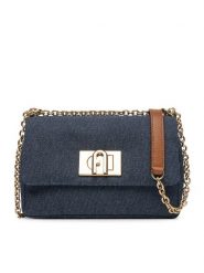 Furla Torebka BAFKACO DE0000 2677S Granatowy. Niebieskie kopertówki Furla, bez wzorów, ze skóry, wizytowe, bez dodatków. Za 1,529.00 zł.