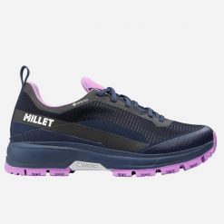Buty turystyczne damskie MILLET W Wanaka Gore-Tex Granatowy. Niebieskie buty trekkingowe Millet, z gore-texu, bez zapięcia. Za 849.00 zł.
