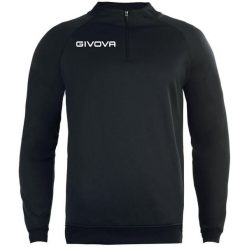 Bluza piłkarska dla dorosłych Givova Maglia Tecnica czarna. Czarne bluzy Givova, m, bez wzorów, sportowe, bez ramiączek, bez kaptura. Za 74.19 zł.