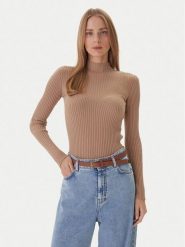 Kontatto Sweter 3M0814C Beżowy Regular Fit. Brązowe swetry Kontatto, m, bez wzorów, z syntetyku, bez ramiączek. Za 259.99 zł.
