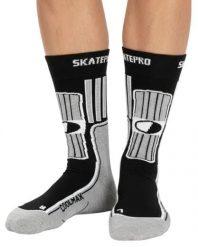 Odzież Skarpety unisex SkatePro Coolmax Inline Skarpety 2-Pak - Czarny - 37-39. Biała skarpetki SKATEPRO, bez wzorów, z bawełny. Za 124.99 zł.