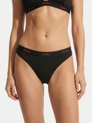 HUGO Figi klasyczne 50557102 Czarny. Czarne figi Hugo, bez wzorów, z bawełny. Za 99.99 zł.