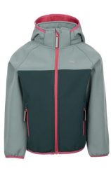 Trespass Hanbury- Kurtka softshell unisex Pine. Zielone kurtki przejściowe sportowe Trespass, m, bez wzorów, z poliesteru, bez kaptura. Za 150.10 zł.
