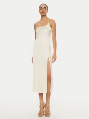 JACQUEMUS Sukienka koktajlowa 24E241DR100 Écru Regular Fit. Sukienki JACQUEMUS, bez wzorów, z wiskozy, wizytowe, bez kołnierzyka, bez ramiączek. Za 2,469.00 zł.