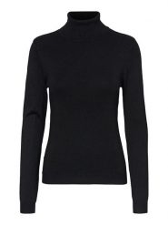 Vero Moda Sweter "Glory" w kolorze czarnym rozmiar: M. Czarne swetry Vero Moda, m, bez wzorów, bez ramiączek. Za 83.62 zł.