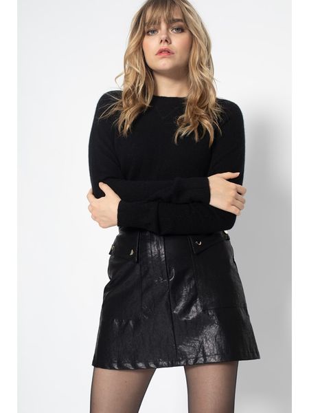 Perfect Cashmere Kaszmirowy sweter "Wilma" w kolorze czarnym rozmiar: XXL. Czarne swetry Perfect Cashmere, xxl, bez wzorów, z kaszmiru, bez ramiączek. Za 390.45 zł.