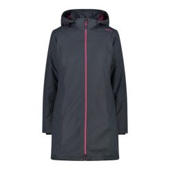 Płaszcz damski turystyczne CMP 32Z1406. Szare płaszcze CMP, l, bez wzorów, sportowe, bez kaptura. Za 467.50 zł.