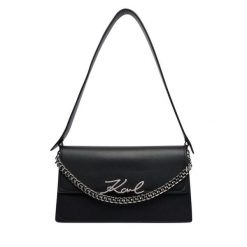 Torebka KARL LAGERFELD. Czarne torebki klasyczne KARL LAGERFELD, bez wzorów, klasyczne, bez dodatków. Za 1,299.00 zł.