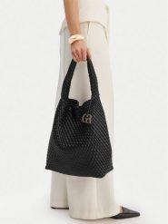 GINO ROSSI Torebka C-JERRY-LT22070 Czarny. Czarne torebki klasyczne Gino Rossi, bez wzorów, z materiału, bez dodatków. Za 299.99 zł.