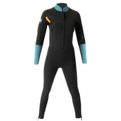 Kombinezon do chodzenia w wodzie damski Ocean Step z neoprenu 4/3 mm. Czarne kombinezony OCEAN STEP, m, bez wzorów, z materiału, sportowe, bez kołnierzyka, bez ramiączek. Za 899.99 zł.