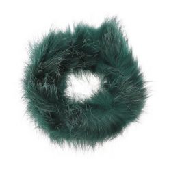 Zielony Damski Opasko-Komin Sca'Viola Z Naturalnego Futra Lisa. Zielone szaliki i kominy Sca'viola, na zimę, bez wzorów, eleganckie. Za 189.00 zł.