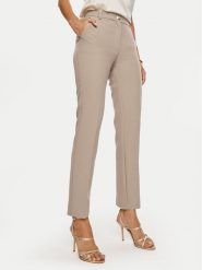 Guess Chinosy Celia 4BGB04 7046A Beżowy Regular Fit. Brązowe chinosy Guess, z aplikacjami, z syntetyku. Za 529.99 zł.