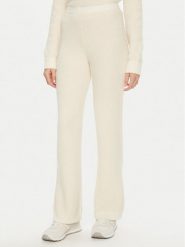 American Vintage Spodnie dzianinowe Blimy BLI05AH24 Écru Straight Fit. Spodnie materiałowe American Vintage, bez wzorów, z bawełny, vintage. Za 359.99 zł.