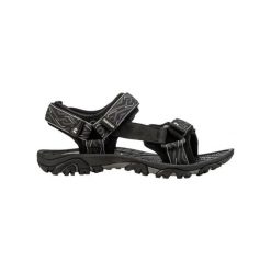 Sandały turystyczne Hannah Belt. Czarne sandały Hannah, bez wzorów, bez obcasa, bez zapięcia. Za 184.65 zł.