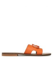 Liu Jo Klapki Saba 06 SA3151 P0102 Pomarańczowy. Brązowe klapki Liu Jo, bez wzorów, ze skóry, bez obcasa, bez zapięcia. Za 349.99 zł.