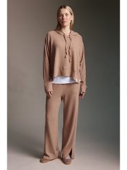 Cotton Candy Sweter w kolorze jasnobrązowym rozmiar: M. Brązowe swetry Cotton Candy, m, bez wzorów, bez ramiączek. Za 160.96 zł.