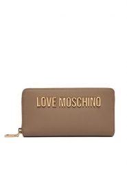 LOVE MOSCHINO Portfel JC5611PP0PKD0105 Beżowy. Brązowe portfele Love Moschino, bez wzorów, ze skóry. Za 439.99 zł.
