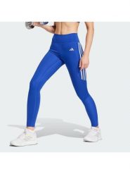 Adidas Legginsy sportowe "Optime Essentials" w kolorze niebieskim rozmiar: L. Niebieskie legginsy sportowe adidas, l, bez wzorów, z materiału, z podwyższonym stanem, outdoorowe. Za 124.11 zł.