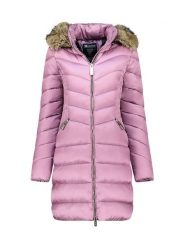 Canadian Peak Płaszcz zimowy "Bololitaeak" w kolorze jasnoróżowym rozmiar: XL. Różowe płaszcze Canadian Peak, na zimę, xl, bez wzorów, z puchu, bez kaptura. Za 322.73 zł.