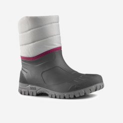 Second Life - Buty turystyczne śniegowce damskie Quechua... - Stan Doskonały. Czerwone buty trekkingowe QUECHUA, na jesień, z materiału, bez zapięcia. Za 67.99 zł.