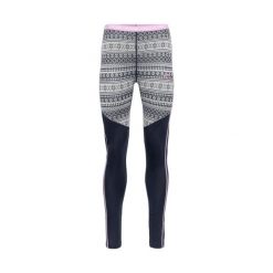 Damskie legginsy Kari Traa Mina. Niebieskie legginsy Kari Traa, bez wzorów, z materiału. Za 386.00 zł.