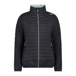 Kurtka damska turystyczna CMP 34Z2476. Czarne kurtki przejściowe sportowe CMP, xs, bez wzorów, z softshellu, bez kaptura. Za 591.00 zł.