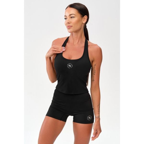 Damska koszulka sportowa fitness Rough Radical Zoya. Czarne t-shirty sportowe ROUGH RADICAL, xs, bez wzorów, bez ramiączek, na fitness i siłownię. Za 109.90 zł.