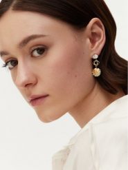 Guess Kolczyki JUBE05 124JW Złoty. Żółte kolczyki Guess, metalowe. Za 189.99 zł.