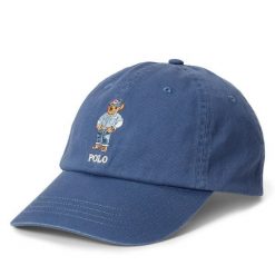 Czapka z daszkiem Polo Ralph Lauren. Niebieskie czapki z daszkiem Polo Ralph Lauren, bez wzorów. Za 479.99 zł.