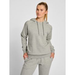 Bluza do piłki ręcznej damska Hummel Red Classic z kapturem. Szare bluzy Hummel, na wiosnę, xs, bez wzorów, z bawełny, klasyczne, bez ramiączek, z kapturem. Za 216.50 zł.