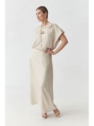 TATUUM Spódnica w kolorze kremowym rozmiar: 36. Brązowe spódnice Tatuum, na co dzień, bez wzorów, maxi, proste. Za 135.17 zł.