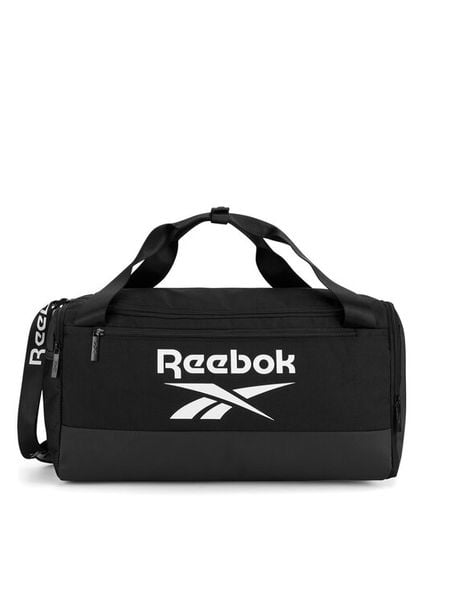 Reebok Torba sportowa RBK-034-CCC-05 Czarny. Czarne torby sportowe Reebok, bez wzorów, z poliesteru, sportowe, bez dodatków. Za 139.99 zł.