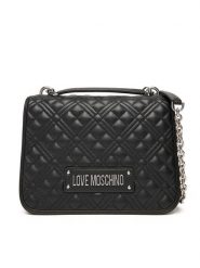 LOVE MOSCHINO Torebka JC4000PP0NLA000B Czarny. Czarne torebki klasyczne Love Moschino, bez wzorów, ze skóry, bez dodatków. Za 659.99 zł.