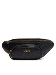 Liu Jo Saszetka nerka AA5162 E0538 Czarny. Czarne nerki i saszetki Liu Jo, bez wzorów, ze skóry, bez dodatków. Za 379.99 zł.