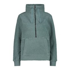 Kobieca bluza półzipowana CMP. Czarne bluzy bez kaptura CMP, na zimę, bez wzorów, bez kaptura. Za 347.00 zł.