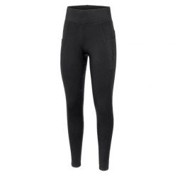 Legginsy jeździeckie damskie EQUESTRIAN QUEEN Harmony zimowe, ocieplane. Czarne legginsy EQUESTRIAN QUEEN, bez wzorów, z materiału. Za 299.99 zł.