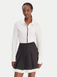 KARL LAGERFELD Koszula B1W17078 Biały Regular Fit. Białe koszule KARL LAGERFELD, l, bez wzorów, z bawełny, bez kołnierzyka, bez ramiączek. Za 649.99 zł.