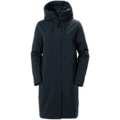 Damska kurtka wodoodporna Helly Hansen victoria. Niebieskie kurtki przeciwdeszczowe Helly Hansen, l, bez wzorów, z poliesteru, bez kaptura, primaloft. Za 889.00 zł.