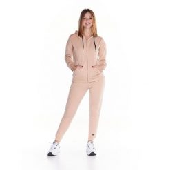 Bluza wygodna z kaptur na czas wolny na co dzień. Brązowe bluzy LEONE 1947 APPAREL, m, bez wzorów, z dresówki, sportowe, bez ramiączek, bez kaptura. W wyprzedaży za 286.28 zł.