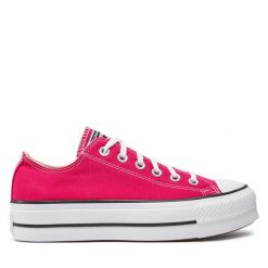 Trampki Converse. Czerwone trampki Converse, bez wzorów, retro, bez zapięcia. Za 249.99 zł.
