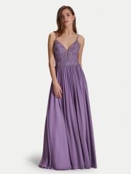 Hey Kyla Sukienka wieczorowa 5AI082HK Fioletowy Regular Fit. Fioletowe sukienki Hey Kyla, bez wzorów, z syntetyku, wizytowe, bez kołnierzyka, bez ramiączek. Za 609.99 zł.