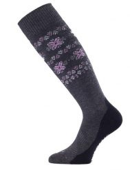 Skarpety narciarskie damskie Lasting FWI 889 Merino 85%. Czarne skarpetki LASTING, bez wzorów, z dzianiny. Za 139.90 zł.