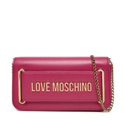Torebka LOVE MOSCHINO. Czerwone listonoszki Love Moschino, bez wzorów, bez dodatków. Za 419.99 zł.