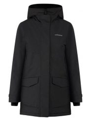 Didriksons Parka "Frida" w kolorze czarnym rozmiar: 42. Czarne płaszcze Didriksons, bez wzorów, bez kaptura. Za 695.99 zł.