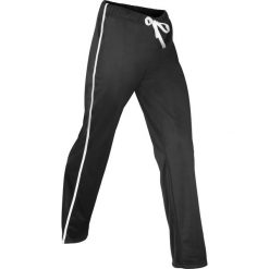 Spodnie sportowe trykotowe, długie, Level 2 bonprix czarny. Spodnie dresowe marki bonprix. Za 89.99 zł.