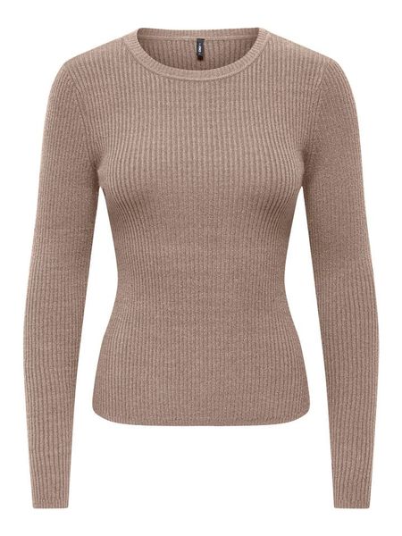 ONLY Sweter w kolorze jasnobrązowym rozmiar: XS. Brązowe swetry ONLY, xs, bez wzorów, bez ramiączek. Za 89.95 zł.