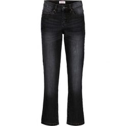 Wygodne dżinsy ze stretchem 7/8 Straight bonprix czarny. Jeansy marki bonprix. Za 44.99 zł.