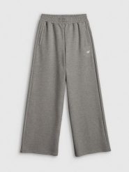 4F Spodnie dresowe z szerokimi nogawkami damskie - szare S. Szare spodnie sportowe 4f, bez wzorów, z dresówki. Za 149.99 zł.