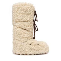 Śniegowce Moon Boot. Brązowe śniegowce Moon Boot, bez wzorów, bez zapięcia. Za 1,499.00 zł.