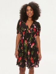 Ted Baker Sukienka letnia Sienno 275006 Czarny Regular Fit. Czarne sukienki Ted Baker, bez wzorów, z wiskozy, bez kołnierzyka, bez ramiączek. Za 659.99 zł.